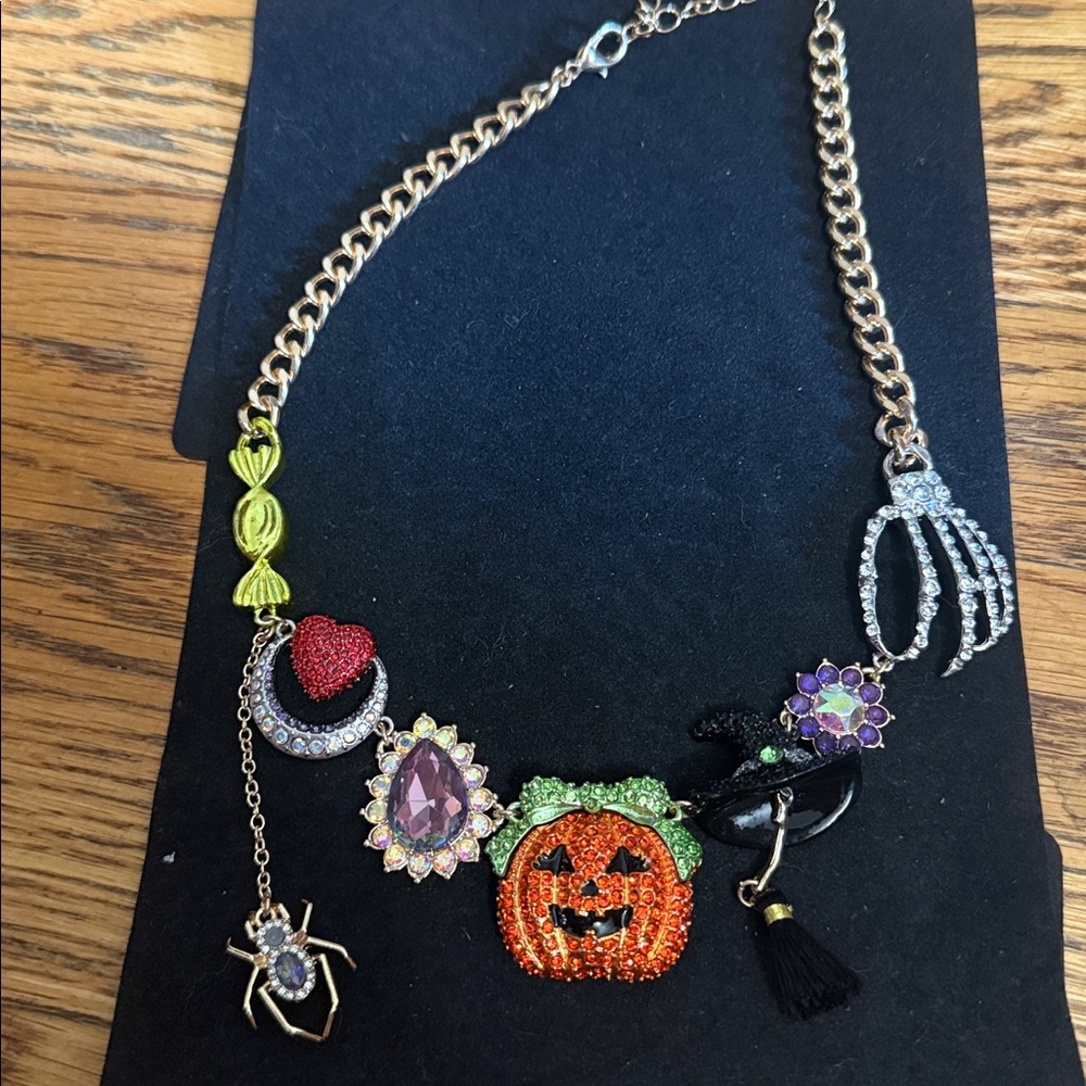 Betsey Johnson Halloween  necklace NWT